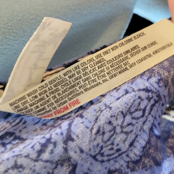 Free People Stevie Tribal Print Spaghetti Low Back Cami Tank Top Size Medium - Picture 8 of 9